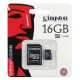Kingston MICRO SD16GB Memory Card